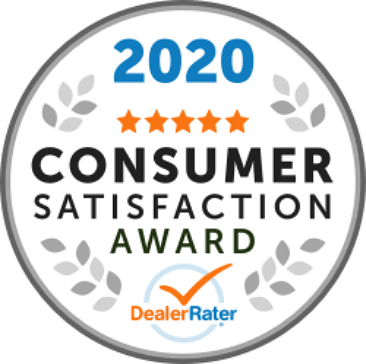 2020 Consumer Satisfaction Award DealerRaters
