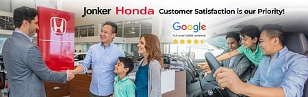 Jonker Honda Home of Satisfied Customer